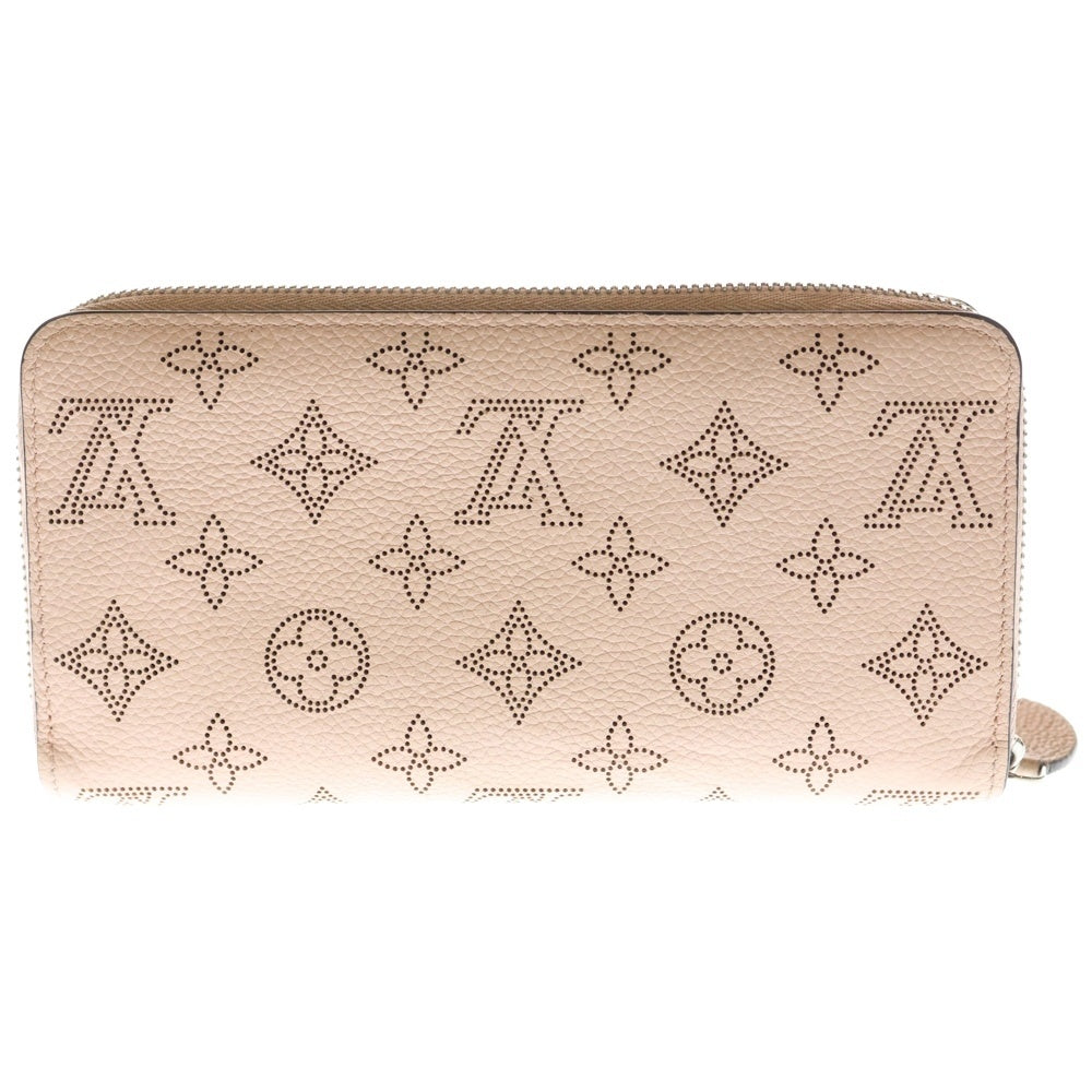 LOUIS VUITTON(ルイヴィトン) マヒナ モノグラムロゴ ジップ ウォレット 長財布 ピンク M61868 レディース