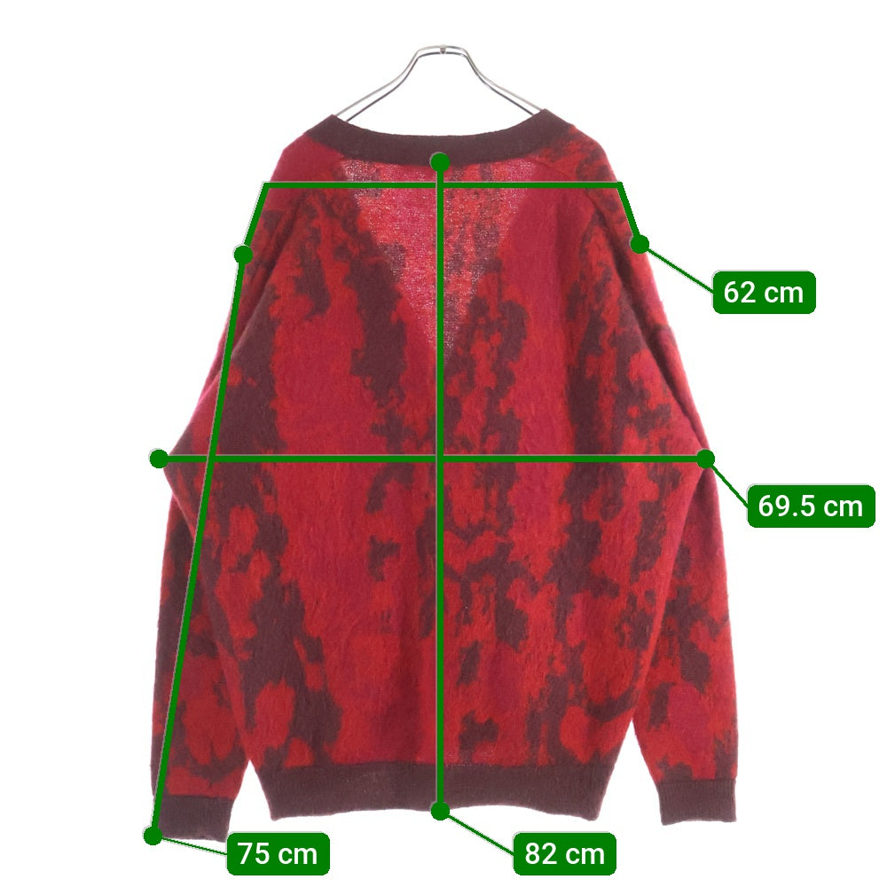 GOLDEN GOOSE DELUXE BRAND(ゴールデングースデラックスブランド) 18AW オーバーサイズモヘアカーディガン G33MP579 レッド