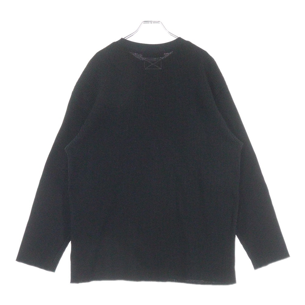 MLVINCE(メルヴィンス) 24AW HEAVYWEIGHT THERMAL L/S ヘビーウエイト 長袖サーマルシャツ MV24AW09-PTL ブラック