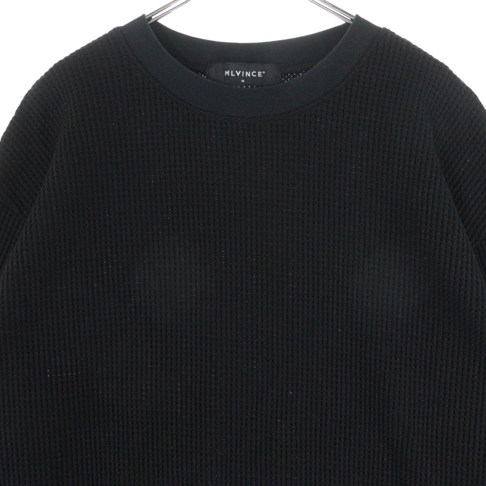 MLVINCE(メルヴィンス) 24AW HEAVYWEIGHT THERMAL L/S ヘビーウエイト 長袖サーマルシャツ MV24AW09-PTL ブラック