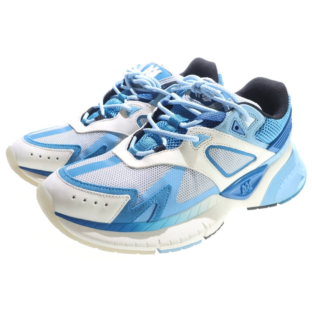 AMIRI(アミリ) 24SS MA RUNNER PS24MFS021-401 MAランナー メッシュローカットスニーカー ホワイト/ライトブルー