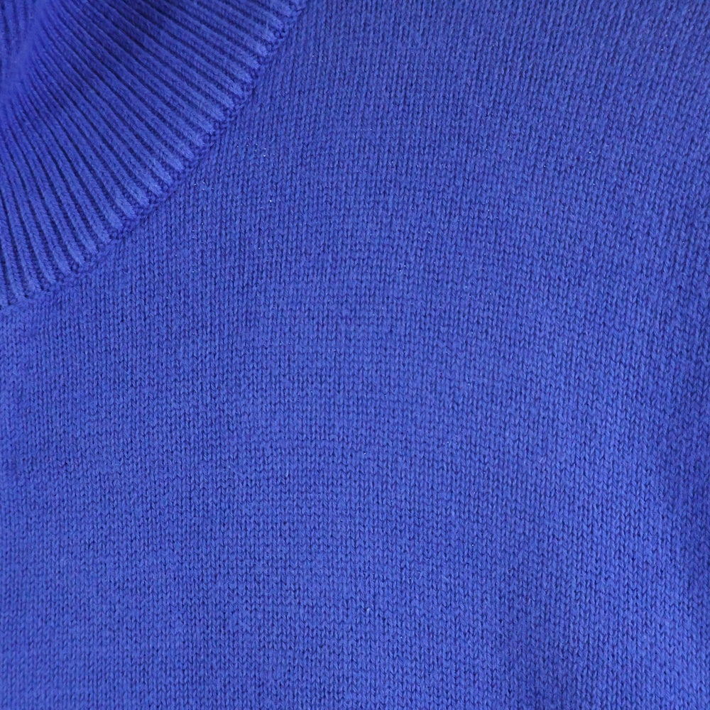 Calvin Klein Jeans(カルバンクラインジーンズ) CKロゴ ジップアップコットンニット J313007 ブルー