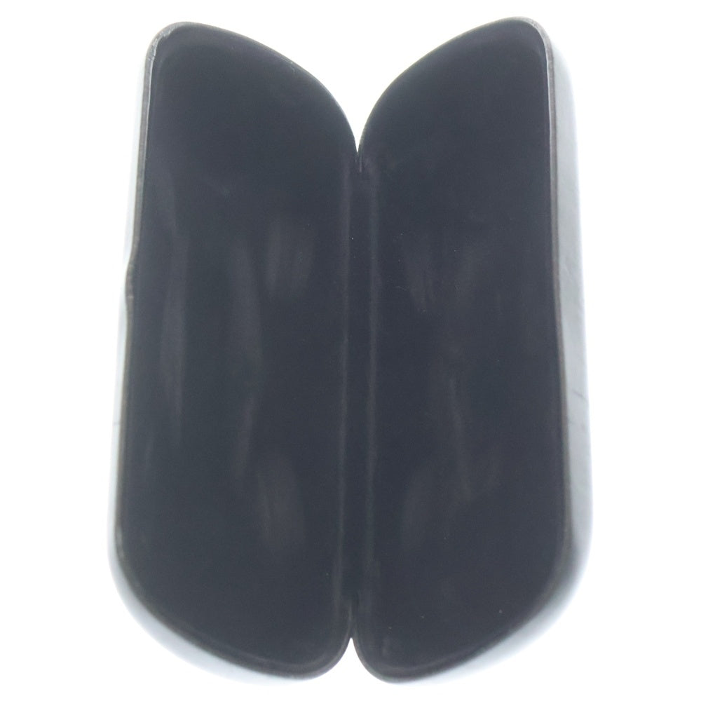 CHROME HEARTS(クロムハーツ) Glasses Case イタリア製 スクロールラベル付き メガネケース 小物 ブラック