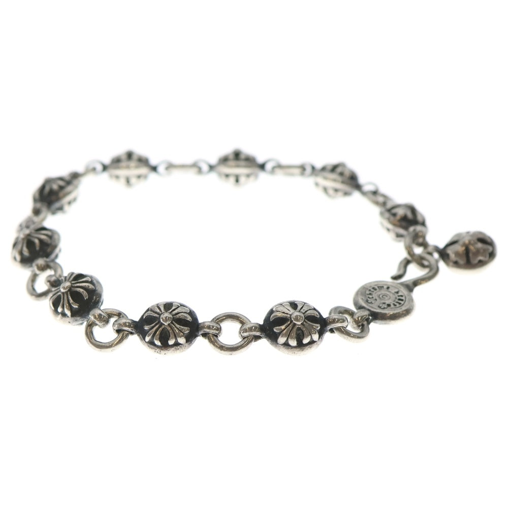 CHROME HEARTS(クロムハーツ) NO2 BALL #2クロスボールブレスレット シルバー BCA176