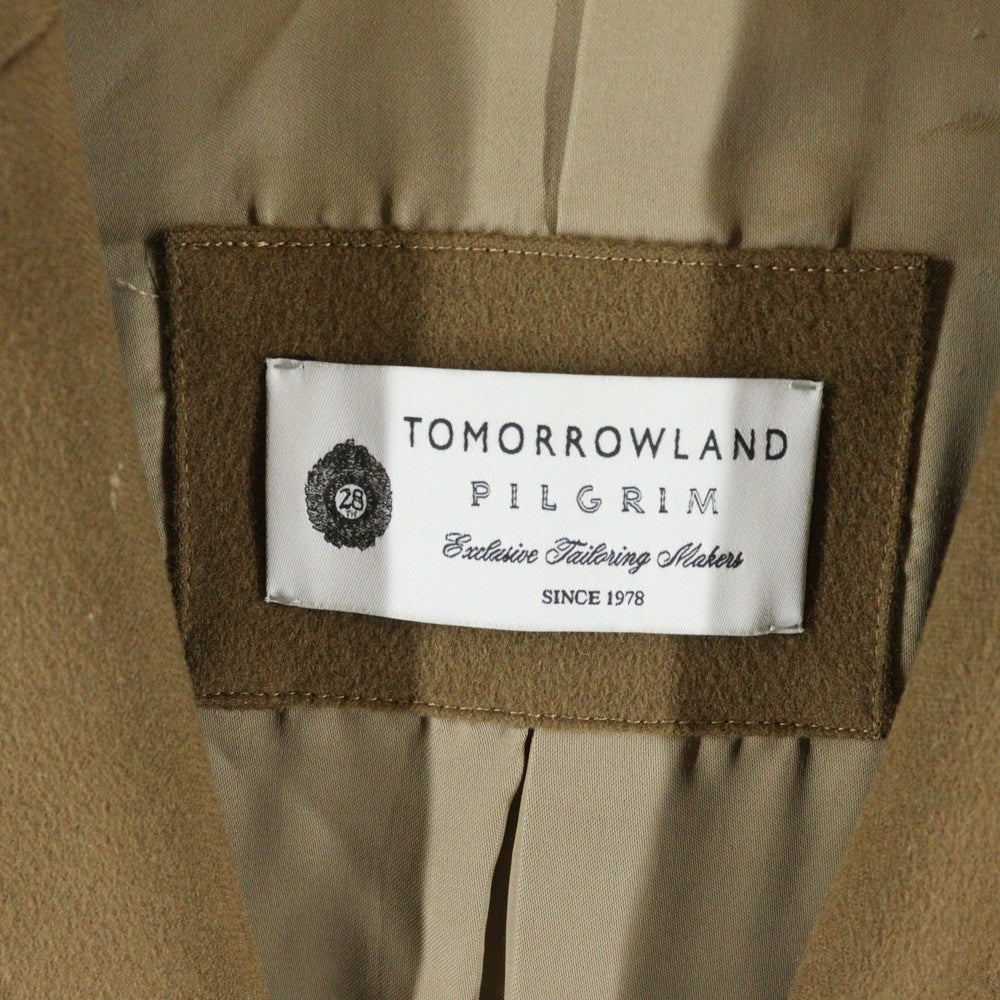 TOMORROWLAND PILGRIM(トゥモローランド ピルグリム) ウール チェスターコート ジャケット ベージュ 61-09-84-09101
