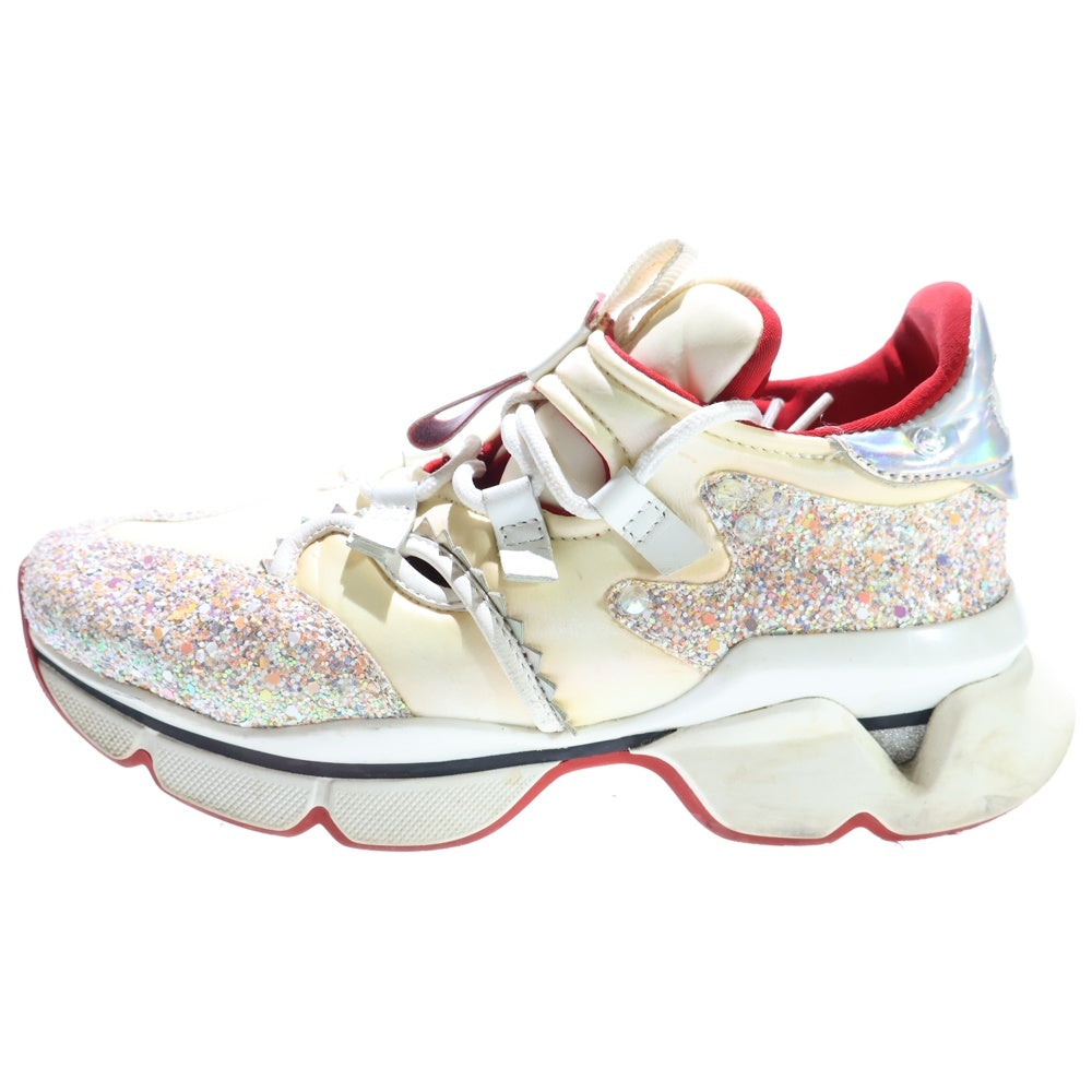 CHRISTIAN LOUBOUTIN(クリスチャンルブタン) Donna Red Runner レッドランナー ローカットスニーカー レディース ホワイト/レッド