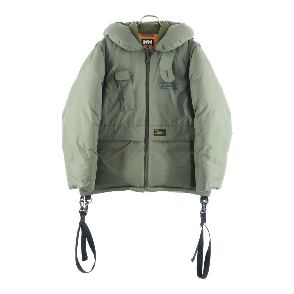 WTAPS(ダブルタップス) ×HELLY HANSEN ヘリーハンセン ダウンジャケット カーキ 162GDHHD-JKM01