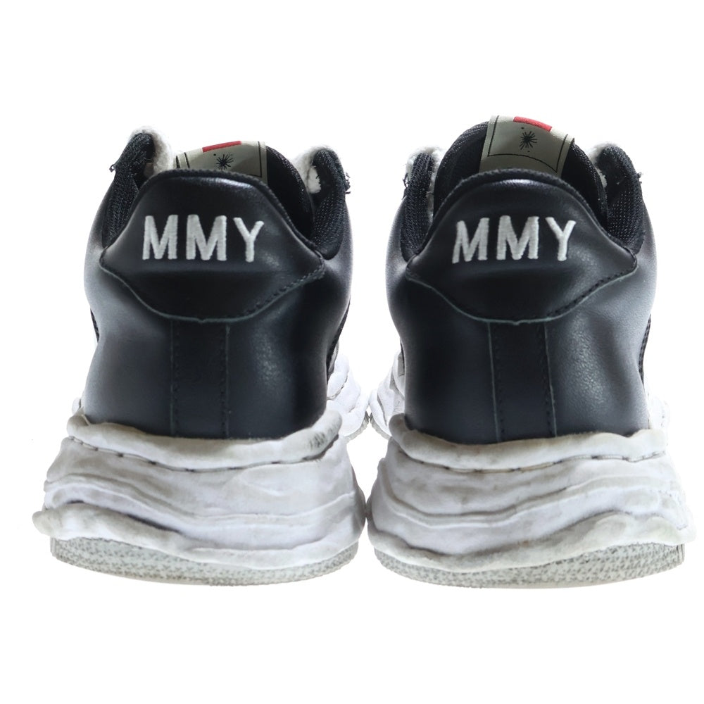 MAISON MIHARAYASUHIRO(メゾンミハラヤスヒロ) WAYNE OG Sole Leather Low-top Sneaker A08FW706 レザーローカットスニーカー ホワイト/ブラック