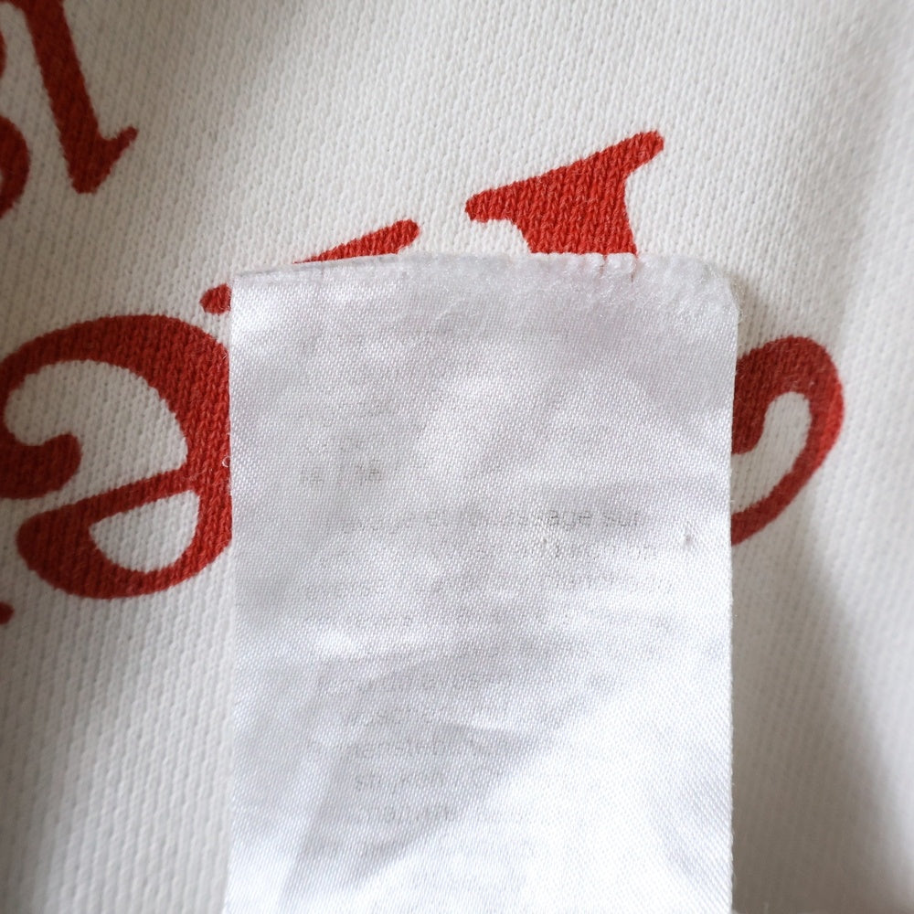 KENZO(ケンゾー) 24SS×VERDY JOG PANTS FE58PA6034MG ヴェルディ ロゴプリント スウェットジョッグパンツ ホワイト/レッド