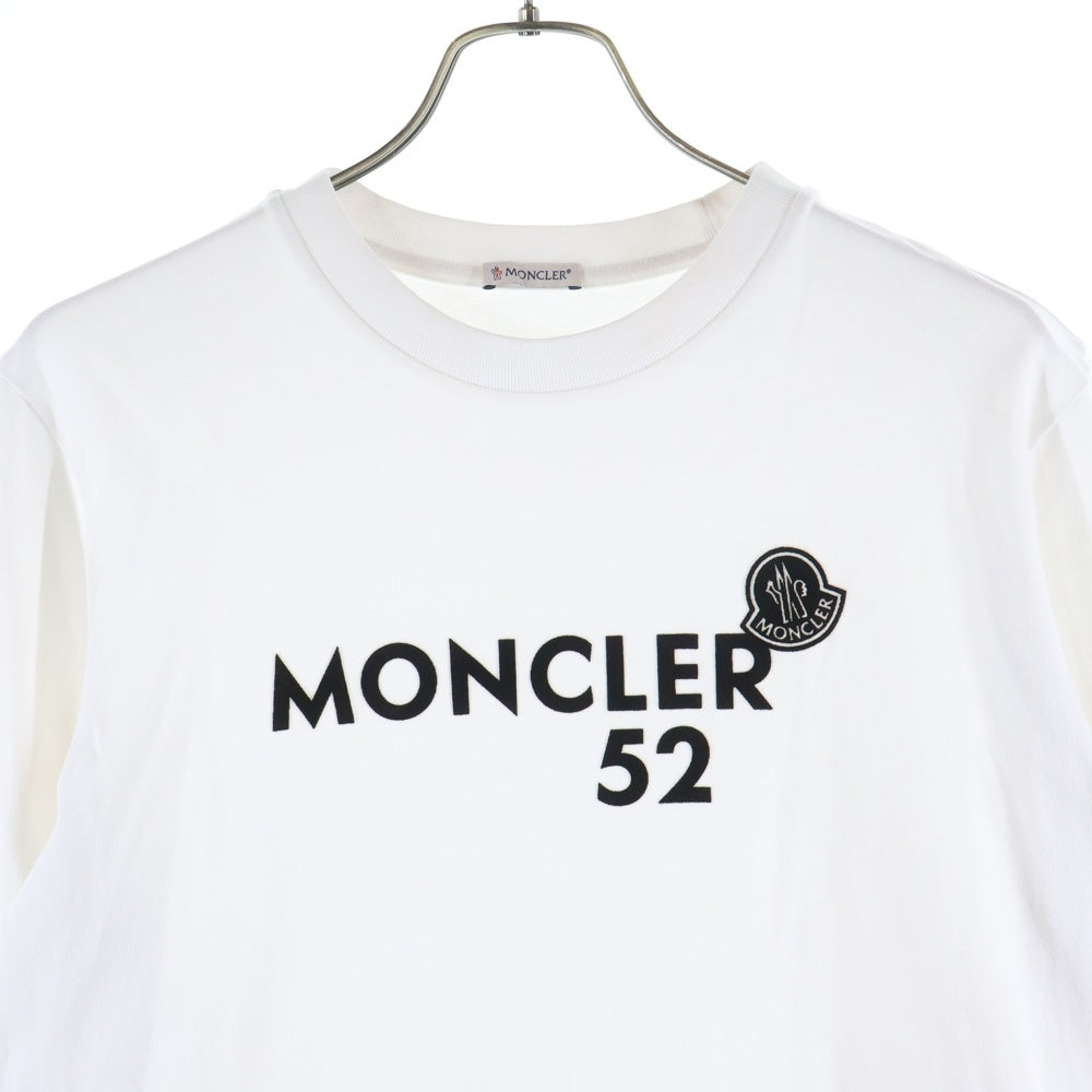 MONCLER(モンクレール) 25AW LS T-SHIRT ロングスリーブTシャツ ロゴプリント ホワイト K20918D00011