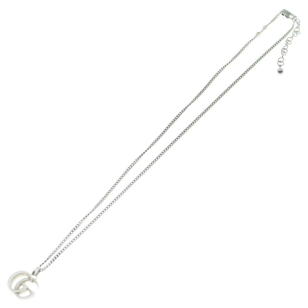 GUCCI(グッチ) GGライニング ペンダント ネックレス シルバー レディース