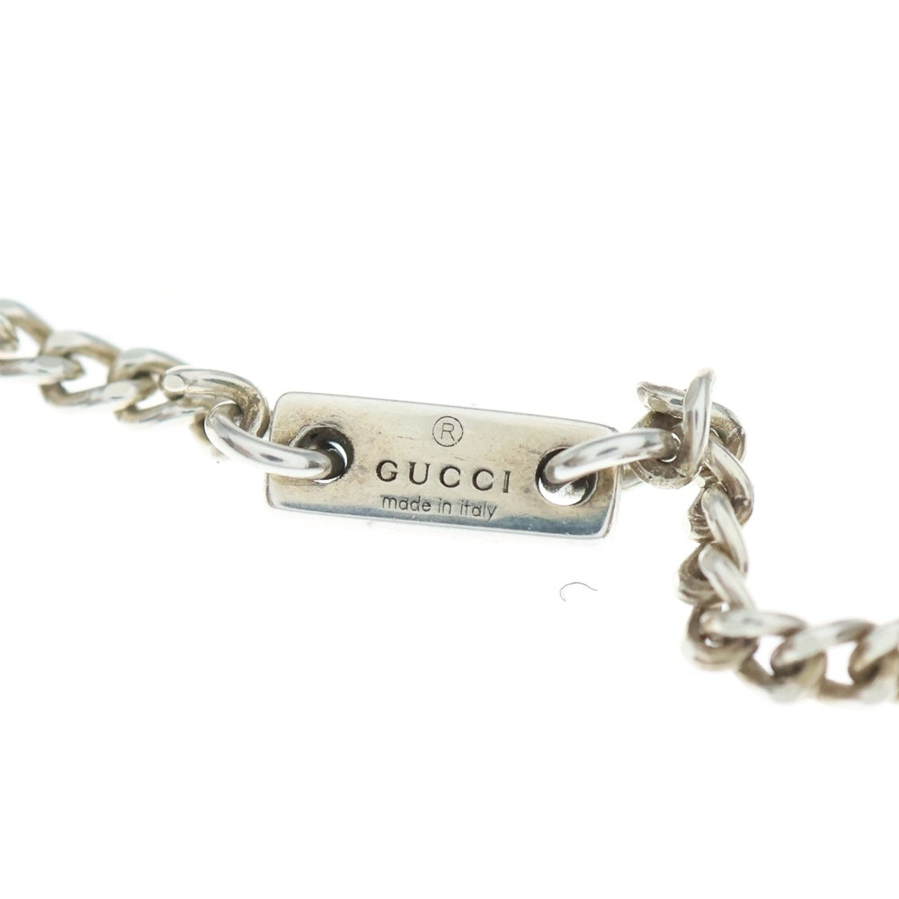 GUCCI(グッチ) GGライニング ペンダント ネックレス シルバー レディース