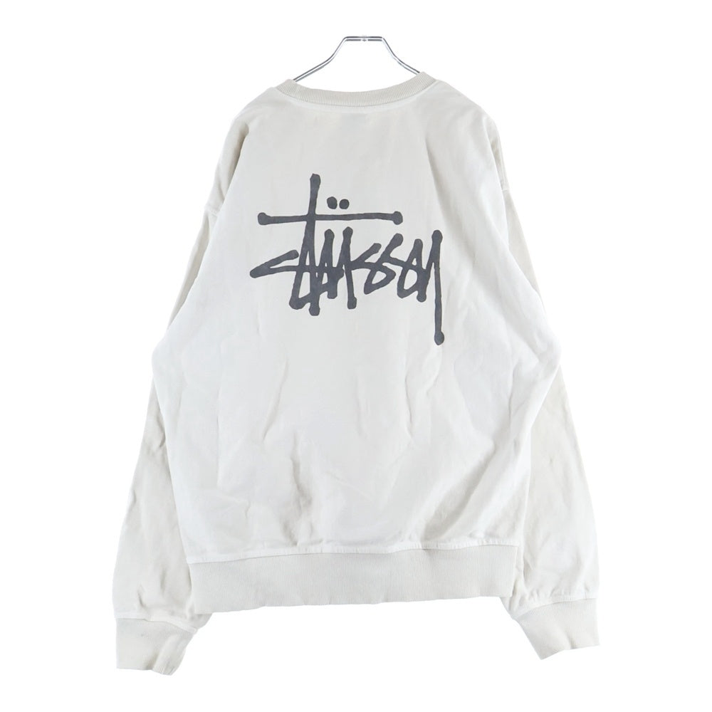STUSSY(ステューシー) BASIC STUSSY CREW PIGMENT DYED ピグメントダイスウェット ベージュ