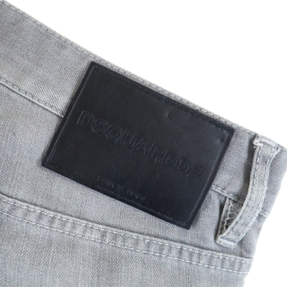 DSQUARED2(ディースクエアード) Skinny Dan Jean S74LB0694 S30260 スキニーデニムパンツ グレー