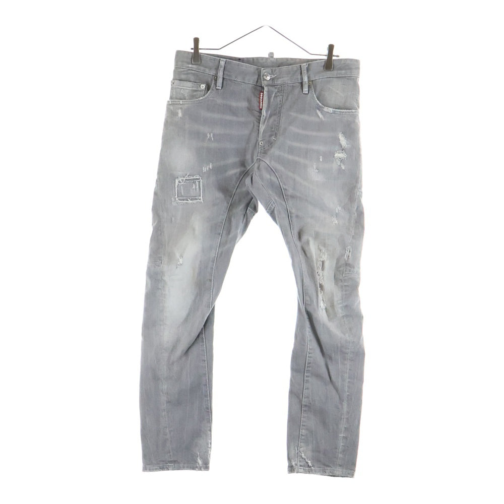 DSQUARED2(ディースクエアード) 18AW Skater Jean S71LB0530 S30260 スキニーデニムパンツ グレー
