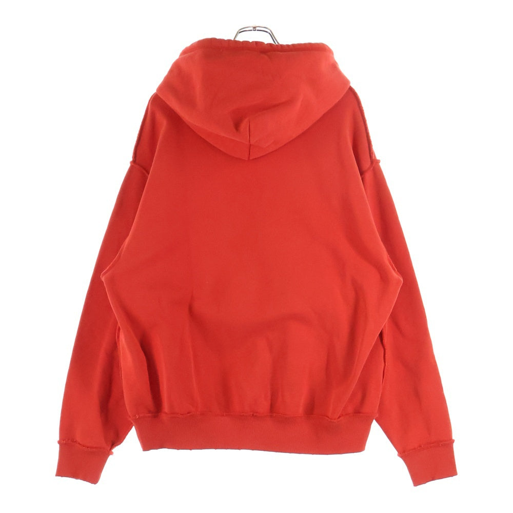 TOMMY HILFIGER(トミーヒルフィガー) ×MYne マイン フロントロゴ プルオーバースウェットパーカー レッド DM15828