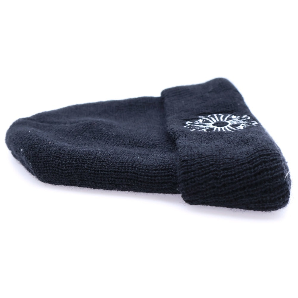 CHROME HEARTS(クロムハーツ) WATCH CAP FUCK YOU ワッチキャップ CHロゴ FUCK YOU刺繍ビーニー ニット帽子 ブラック