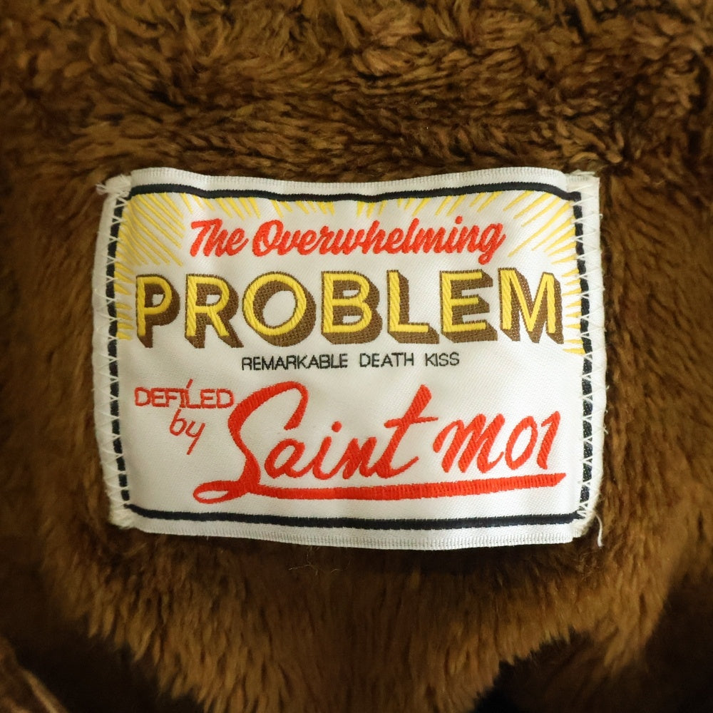 SAINT MICHAEL(セントマイケル) 25AW CORDUROY BOA JACKET コーデュロイボアジャケット SM-HR1-0000-079 ブラウン