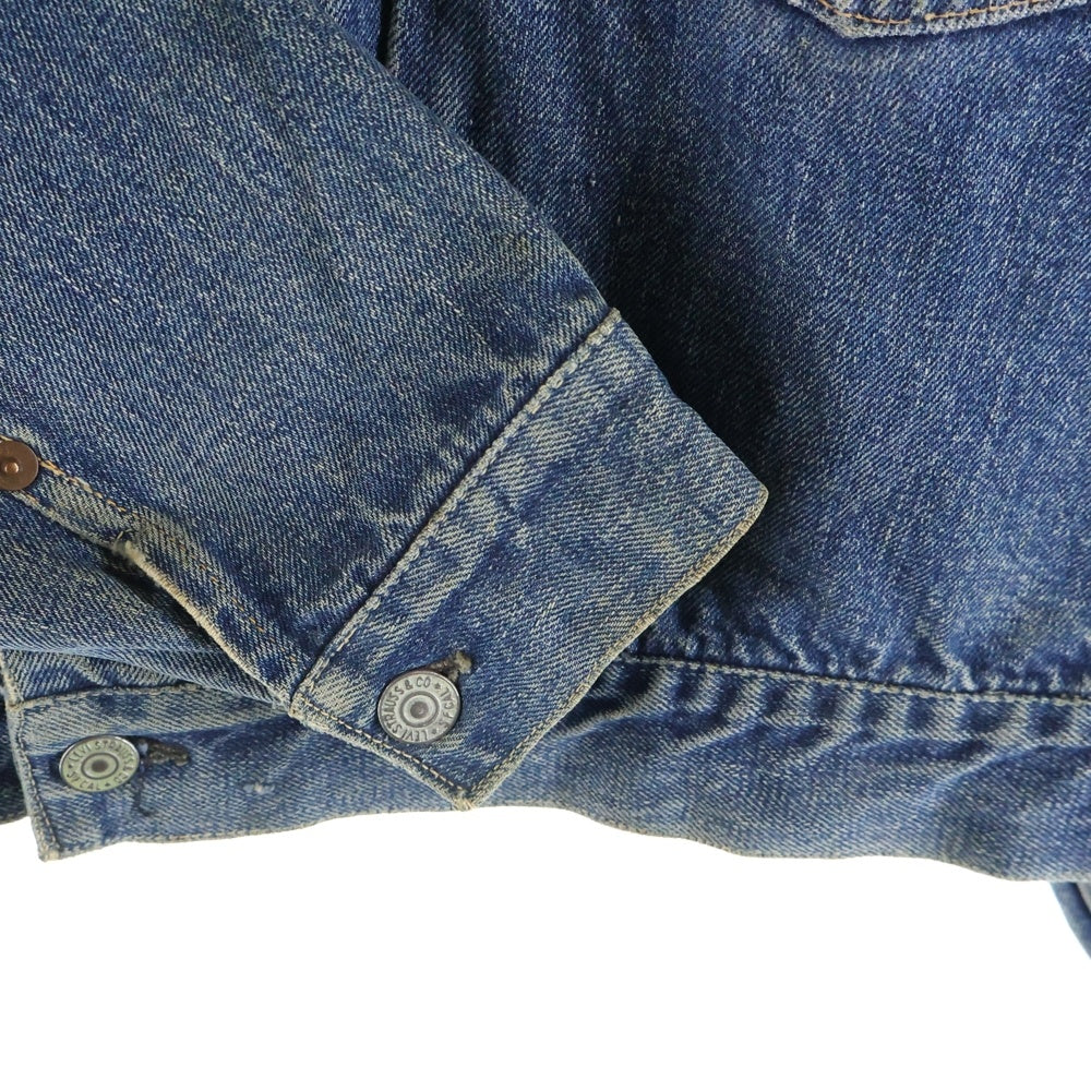 Levi's(リーバイス) 50s 507XX 2nd BIGE セカンド ビッグE 両面タブ シンチバック ボタン裏刻印なし デニムトラッカージャケット インディゴ
