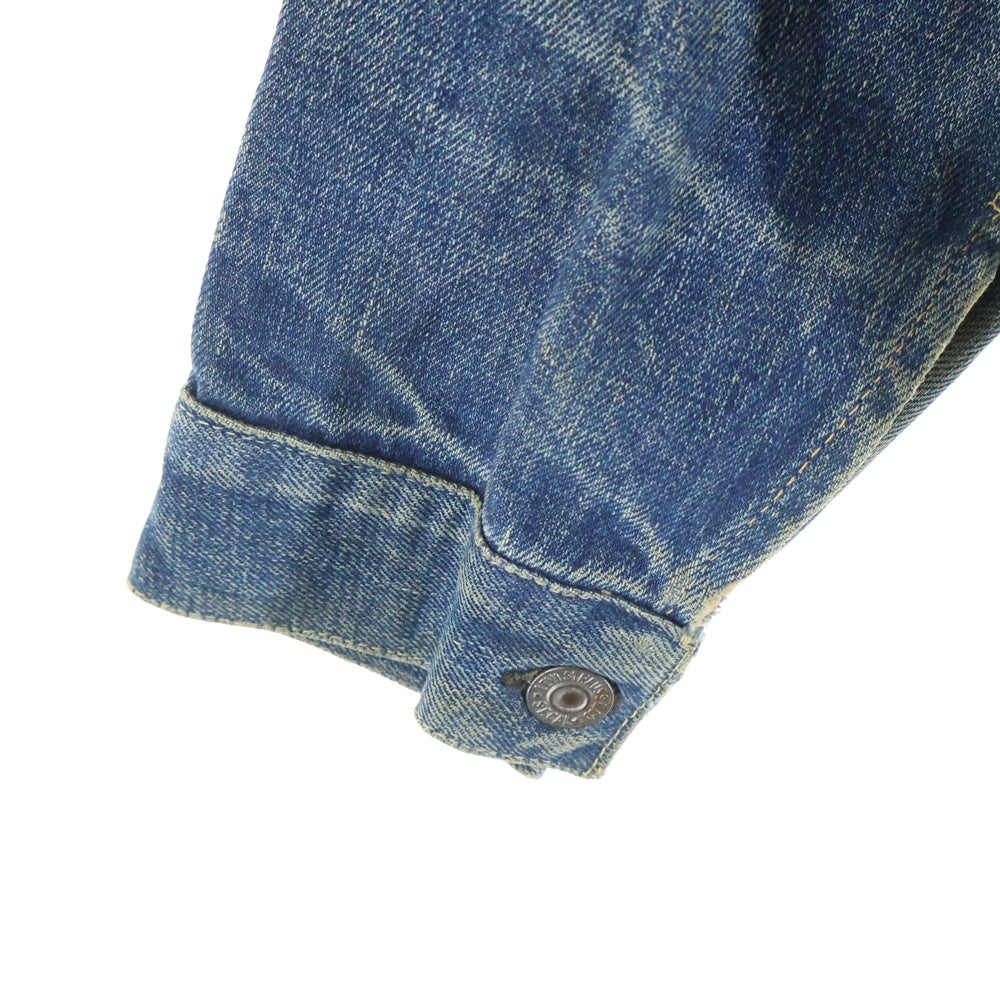 Levi's(リーバイス) 40s-50s 506XX 1st BIGE ファースト ビッグE 片面赤タブ シンチバック ボタン裏刻印なし デニムトラッカージャケット インディゴ