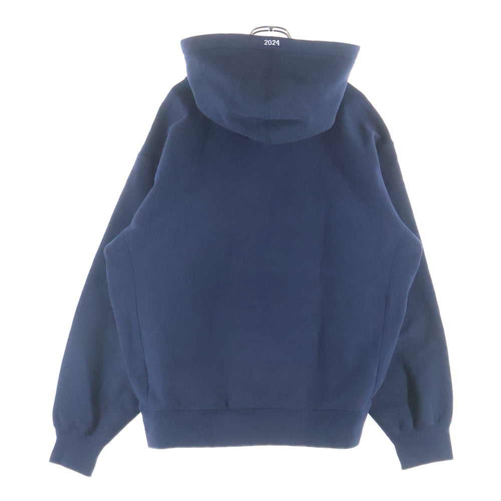SUPREME(シュプリーム) 24AW Box Logo Hooded Sweatshirt ボックスロゴ フーデッドスウェットシャツ パーカー ネイビー