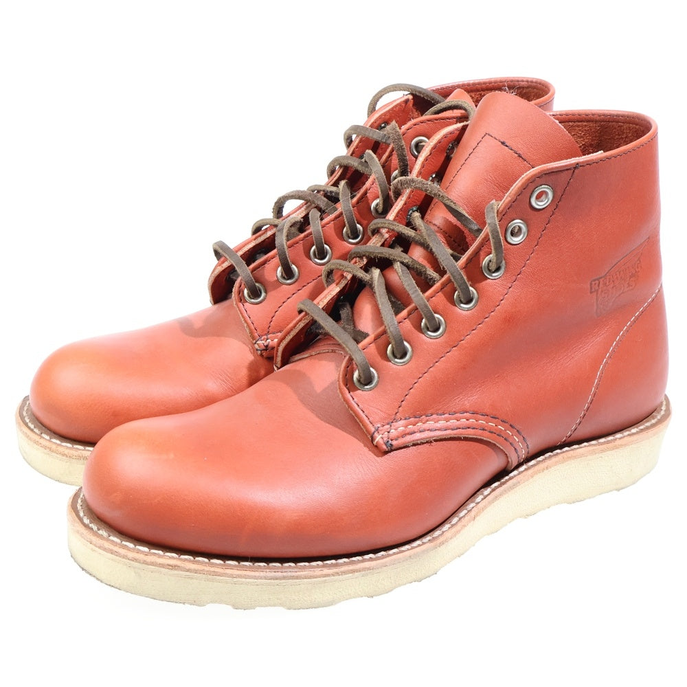 RED WING(レッド ウイング) 8166 6 Classic Round クラシック ラウンド レザー ワーク ブーツ ブラウン