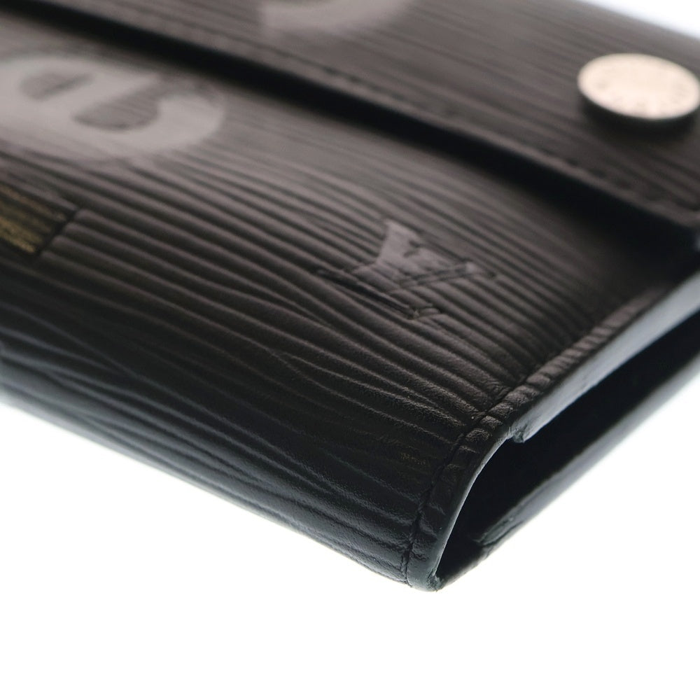 SUPREME(シュプリーム) 17AW ×LOUIS VUITTON CH.CP WALLET ルイヴィトン エピ チェーンコンパクトウォレット 三つ折り財布 M67711 ブラック レディース