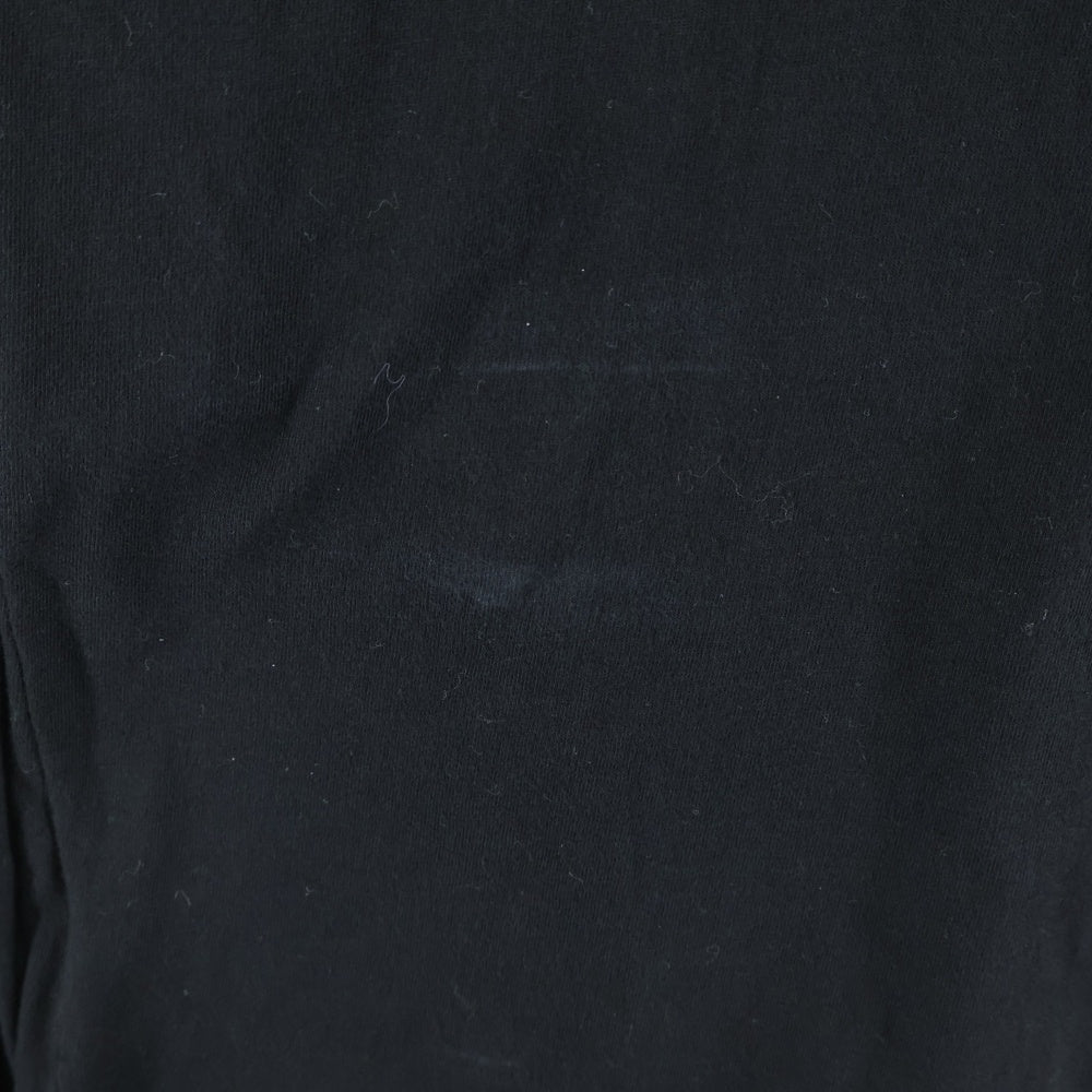 CHROME HEARTS(クロムハーツ) CH LS NECK LOGO ネックロゴプリント 袖ロゴ 長袖Tシャツ ブラック/イエロー