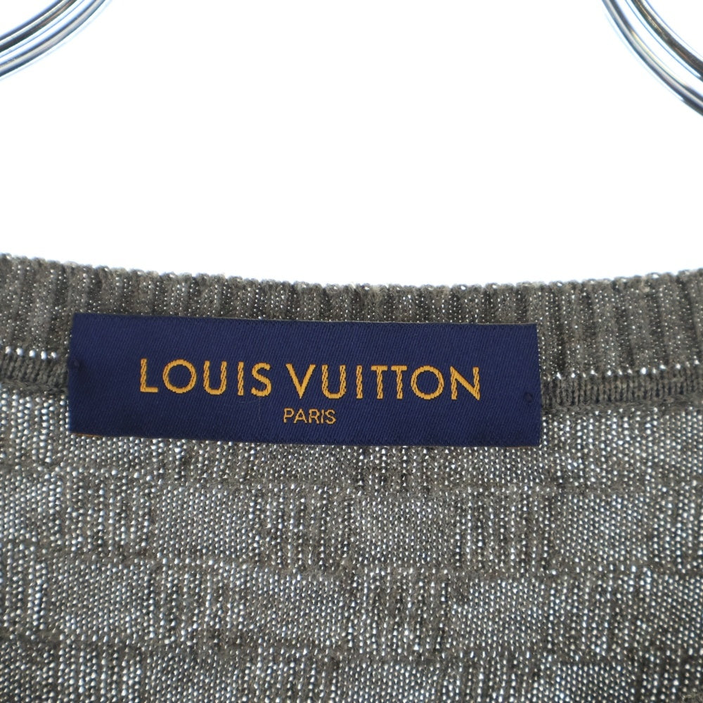 LOUIS VUITTON(ルイヴィトン) ダミエエンボスニットセーター HBN45WF99 グレー