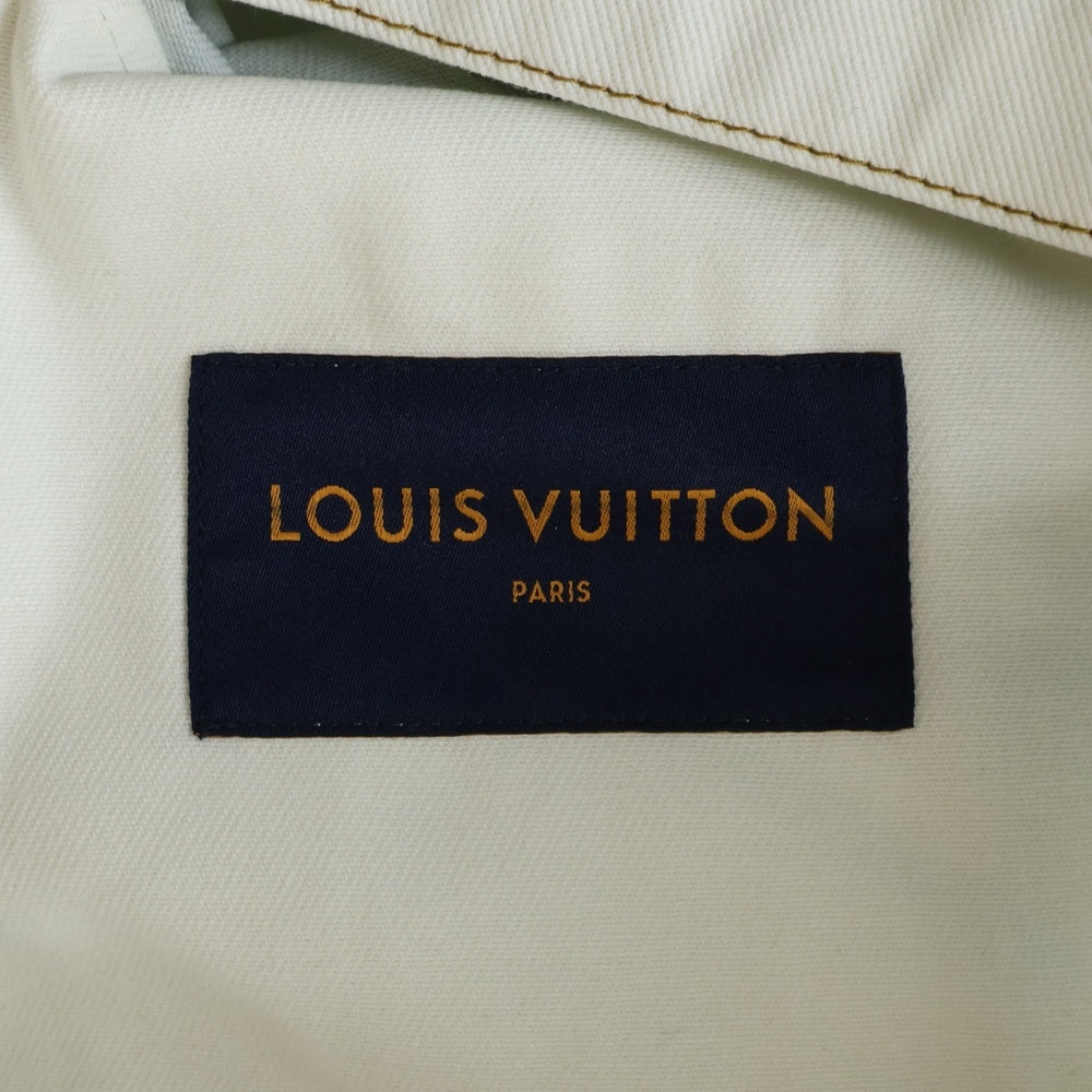 LOUIS VUITTON(ルイヴィトン) 23SS LV Spray Denim Jacket RM231M U14 HOA10X スプレーペイントデニムジャケット ホワイト/ライトブルー