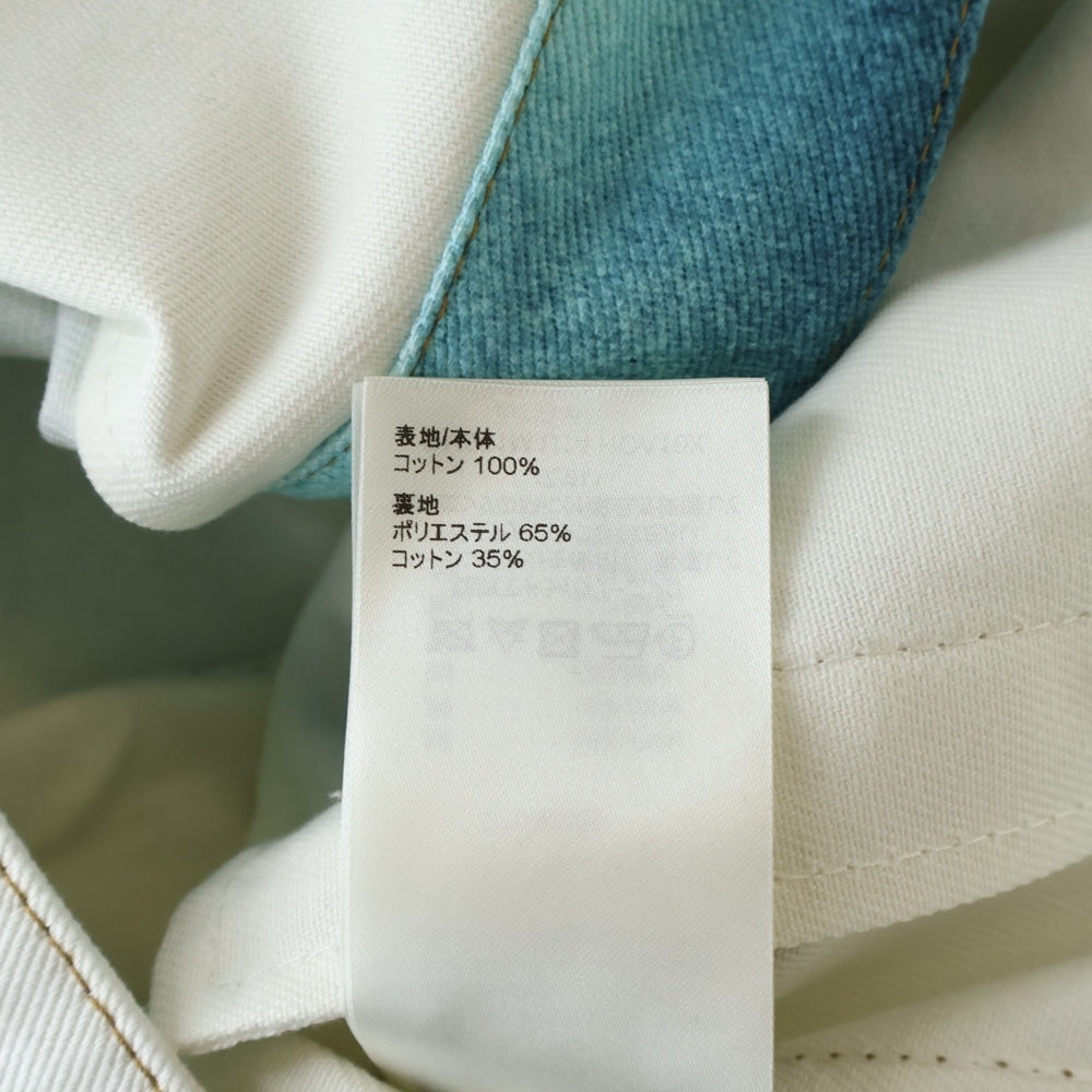 LOUIS VUITTON(ルイヴィトン) 23SS LV Spray Denim Jacket RM231M U14 HOA10X スプレーペイントデニムジャケット ホワイト/ライトブルー