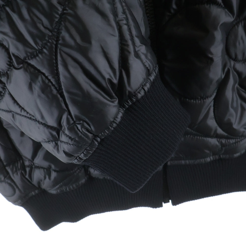 LOUIS VUITTON(ルイヴィトン) 21AW LVSE Quilted Hoodie RM212Q DH1 HLB50E モノグラム フラワーキルテッドダウンジャケット ブラック