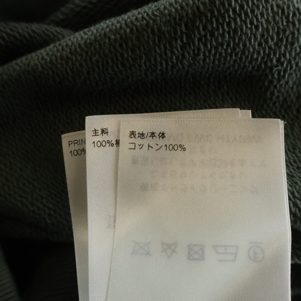 LOUIS VUITTON(ルイヴィトン) 25AW Embroidery Sweat Shirt RM252MQ FWC HTY09W エンブロイダリーロゴ刺繍スウェットトレーナー カーキ