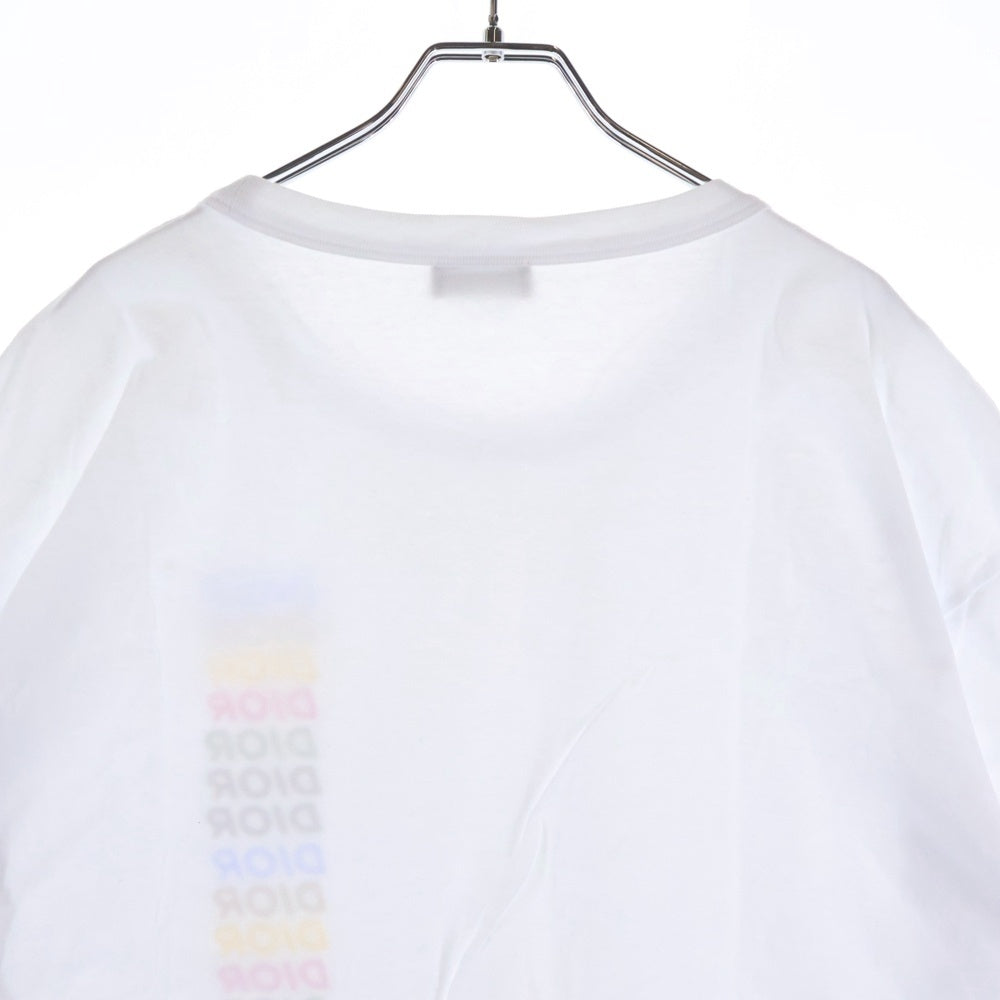 DIOR(ディオール) 24SS Multi Color Logo Print S/S Tee 413J696A0817 マルチカラー ロゴプリント半袖Tシャツ ホワイト
