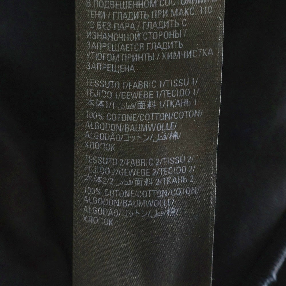 BALENCIAGA(バレンシアガ) 21SS Caps Destroyed Hoodie 659403 TKVB6 キャップス デストロイドフーディ ダメージ加工スウェットパーカー ブラック