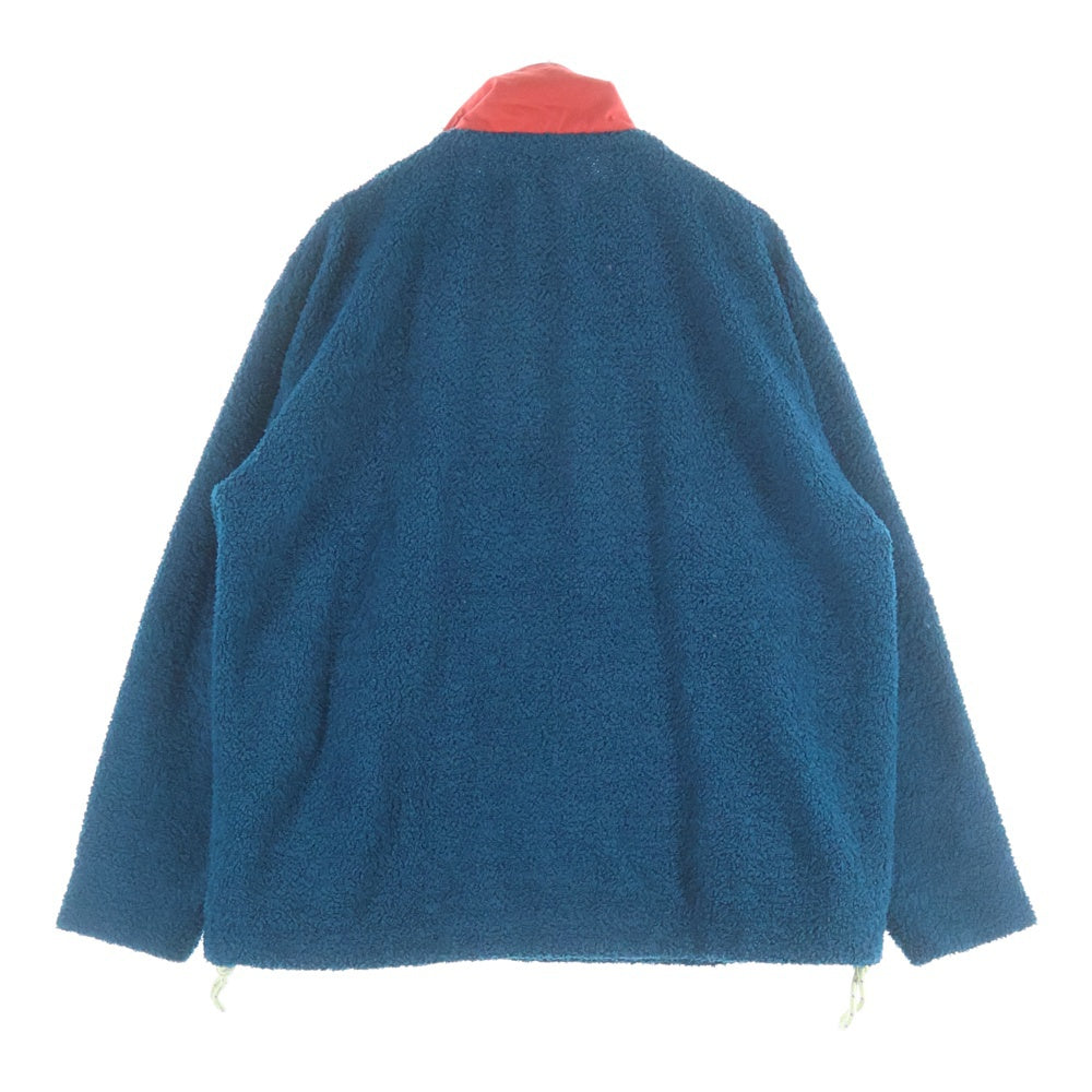 Acne Studios(アクネ ストゥディオズ) Boa Fleece Half Zip Pullover Jacket FN-MN-SWEA000047 ボアハーフジップフリースジャケット グリーン/レッド