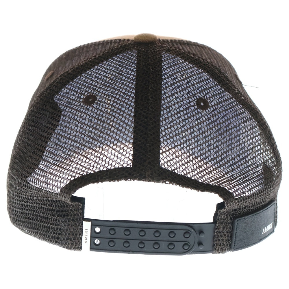 AMIRI(アミリ) MA OUTLINE TRUCKER HAT MA アウトライントラッカーハット ブラウン SRAMHATR1040SMRBC00