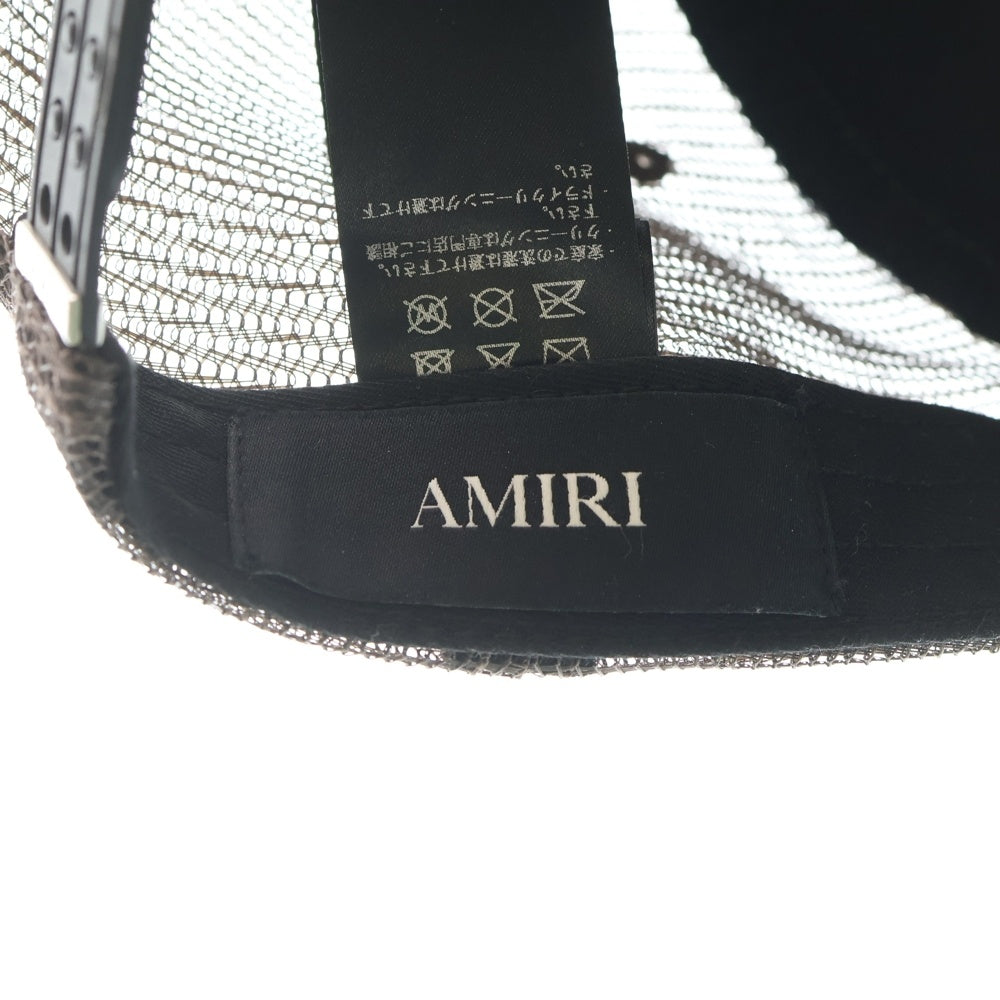 AMIRI(アミリ) MA OUTLINE TRUCKER HAT MA アウトライントラッカーハット ブラウン SRAMHATR1040SMRBC00