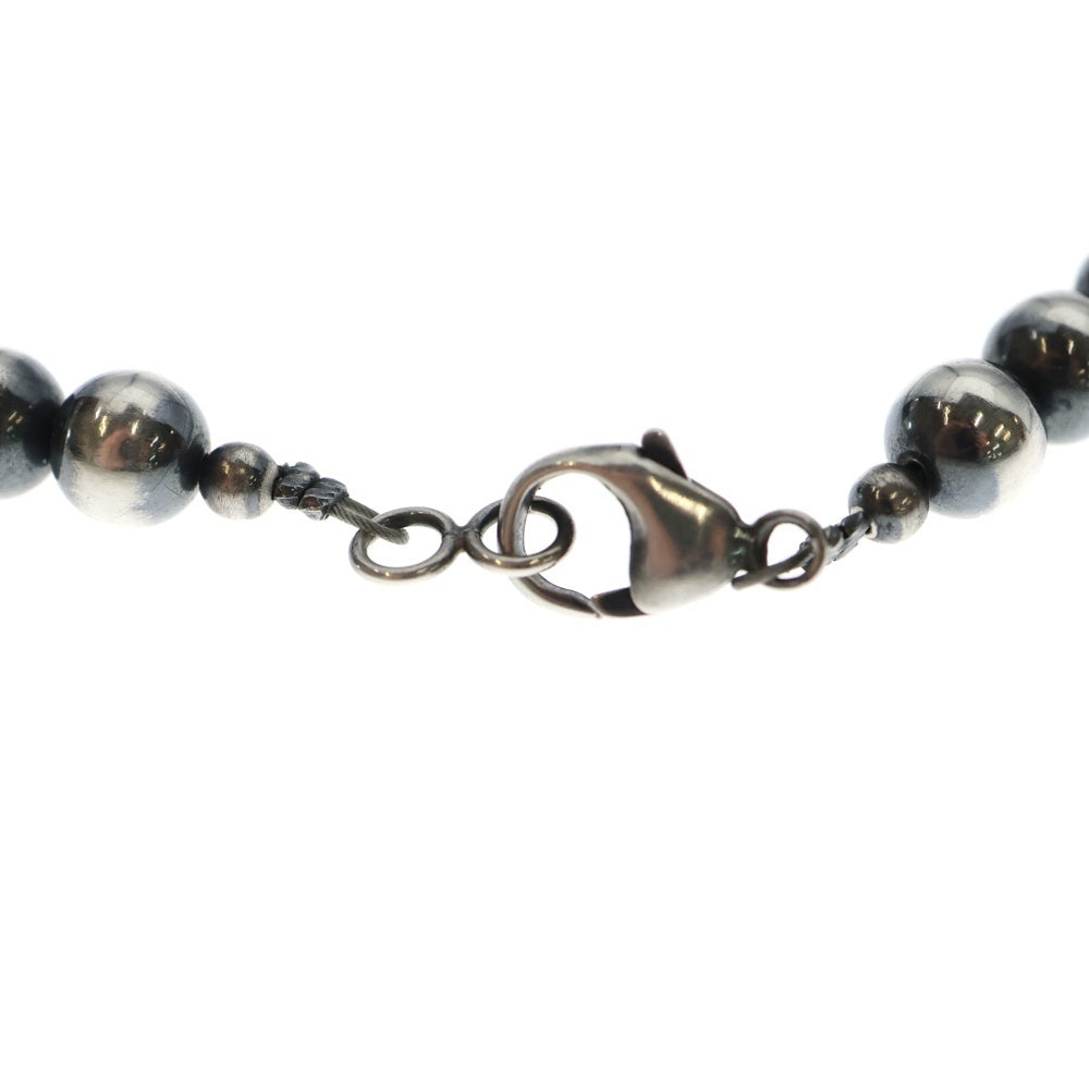 INDIAN JEWELRY(インディアンジュエリー) NAVAJO ナバホ ビーズネックレス ナバホパール シルバー