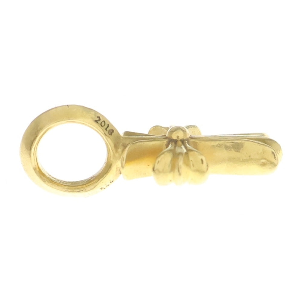 CHROME HEARTS(クロムハーツ) 22K STACK CH CROSS V2 CHクロススタックチャーム ペンダントトップ ゴールド BCA050