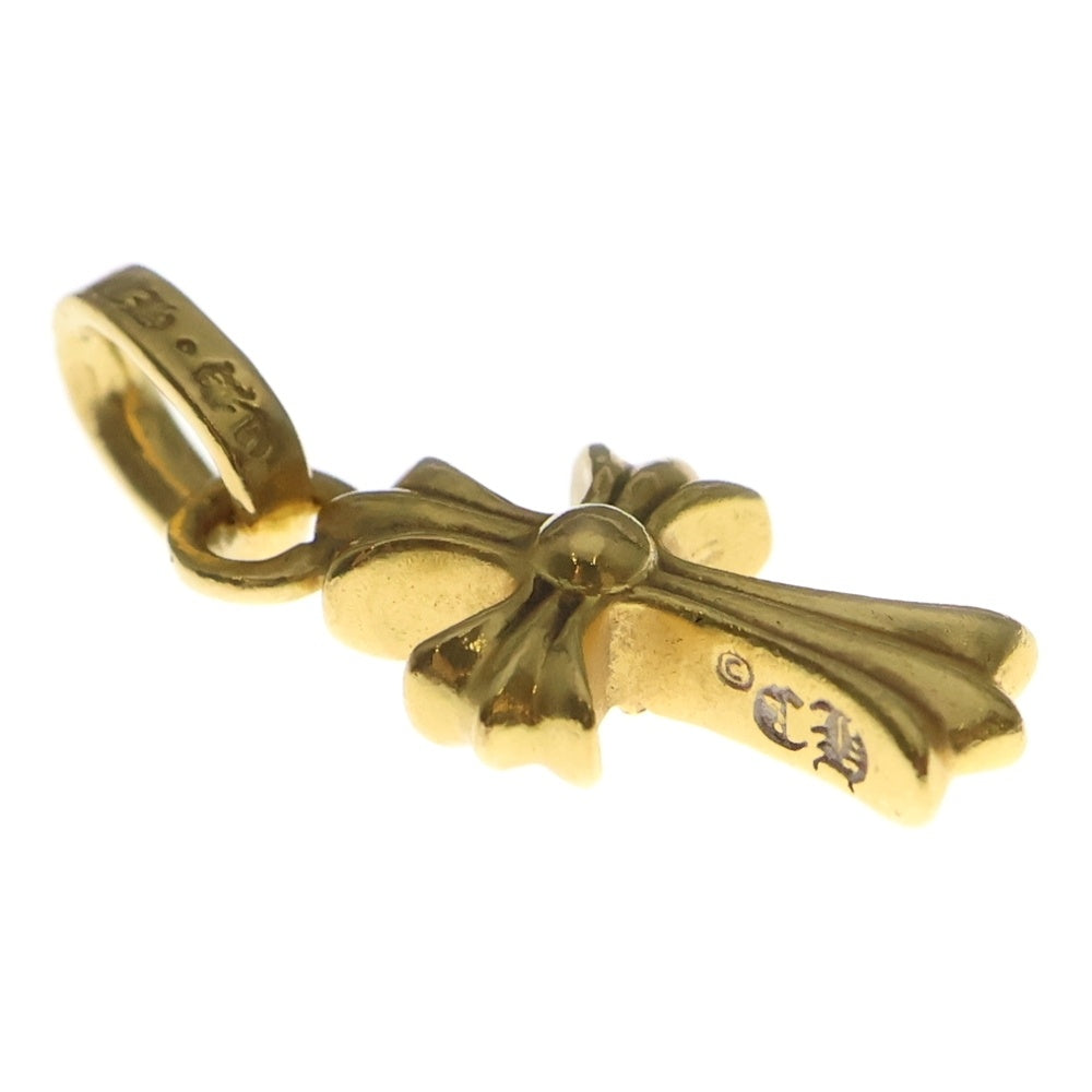 CHROME HEARTS(クロムハーツ) 22K CRS BBYFAT P/DIA ベイビーファットクロス PAVEダイヤ ペンダントトップ ゴールド BCA035
