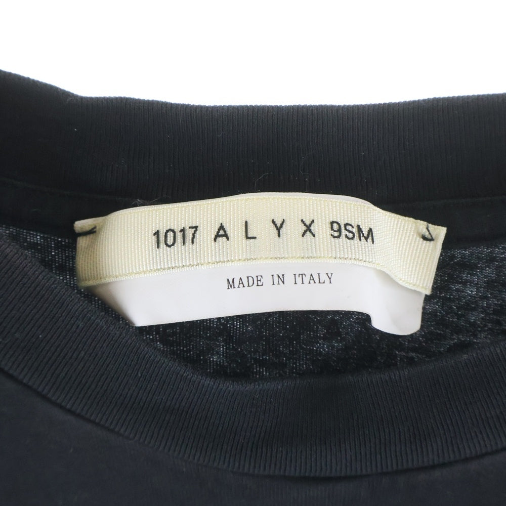 ALYX(アリクス) SMILEY CREWNECK TEE スマイリー クルーネック 半袖Tシャツ ブラック