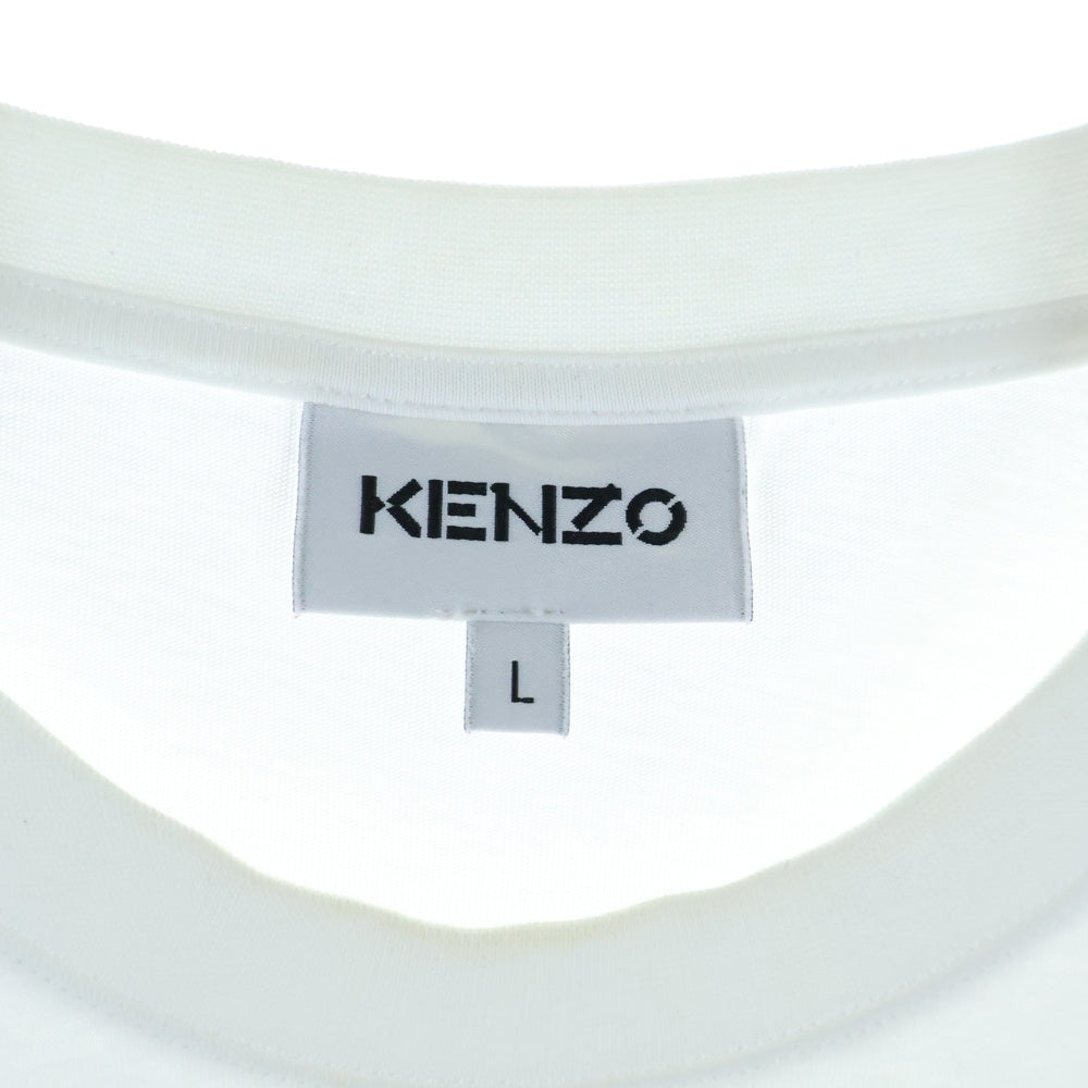 KENZO(ケンゾー) タイガープリントTシャツ 半袖カットソー FA65TS0204YA ホワイト