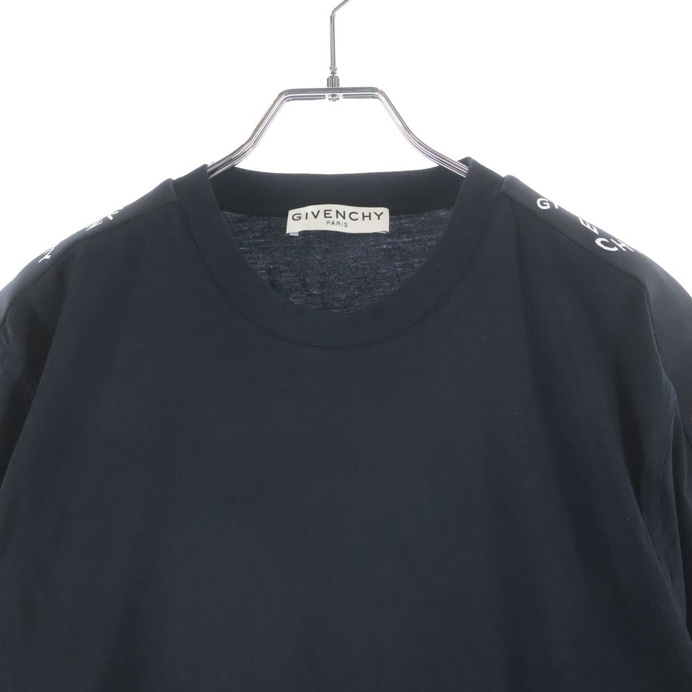 GIVENCHY(ジバンシィ) ロゴテープTシャツ 半袖カットソー BM71193002 ブラック