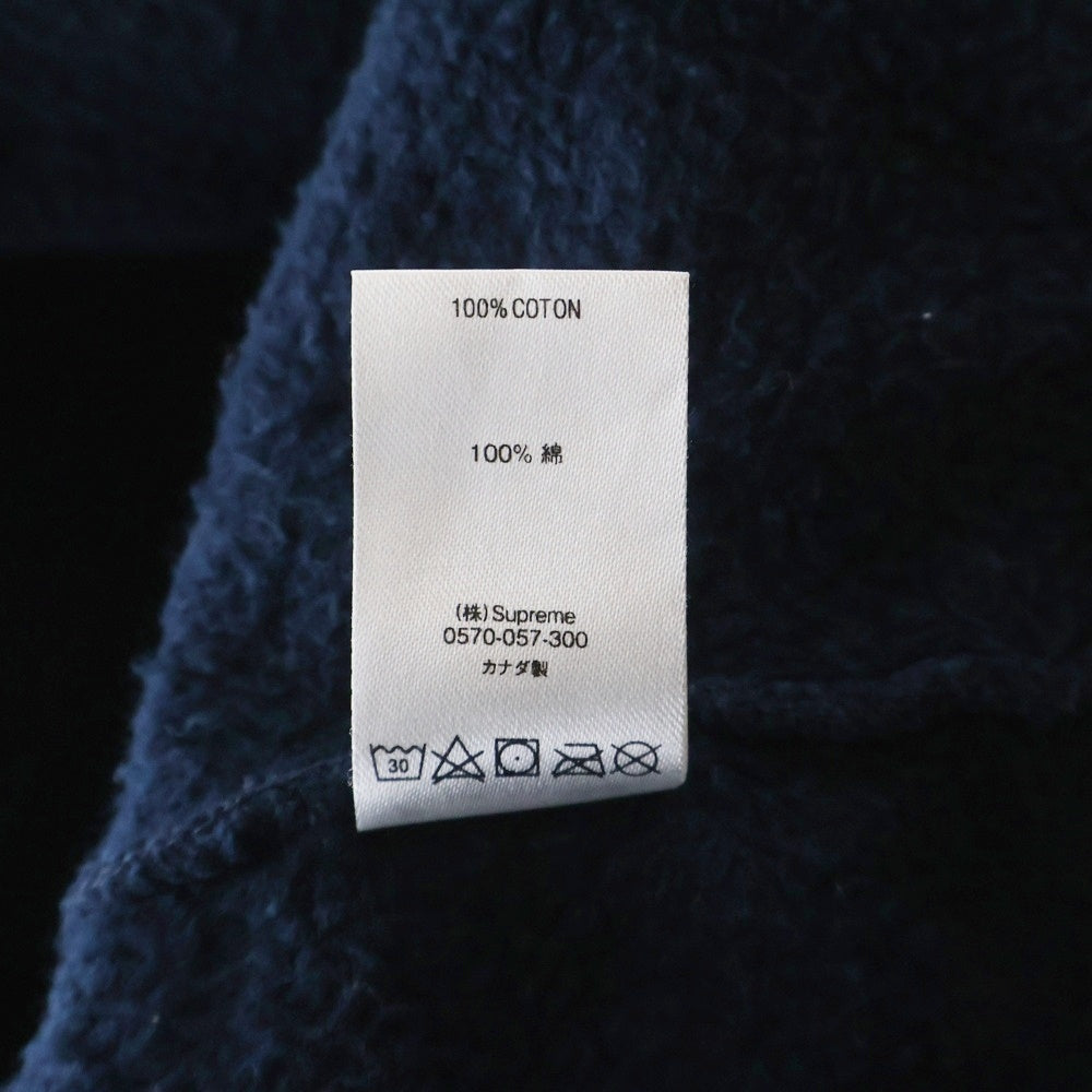 SUPREME(シュプリーム) 18AW Reflective Small Box Zip Up Sweatshirt リフレクティブ スモール ボックス ロゴ ジップアップ スウェットパーカー ネイビー