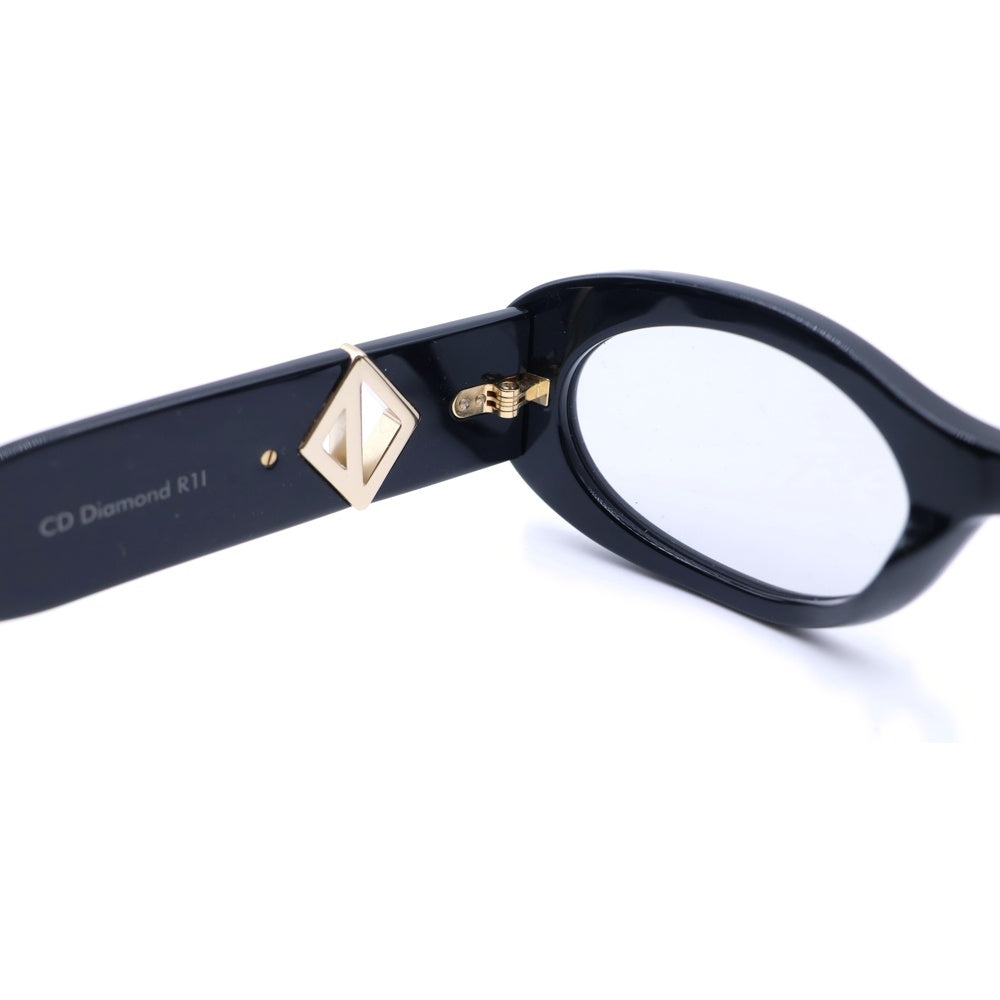 【美品】DIOR ディオール サングラス オーバル ブラック CDロゴ DIOR(ディオール) CD Diamond R11 オーバルサングラス ブラック