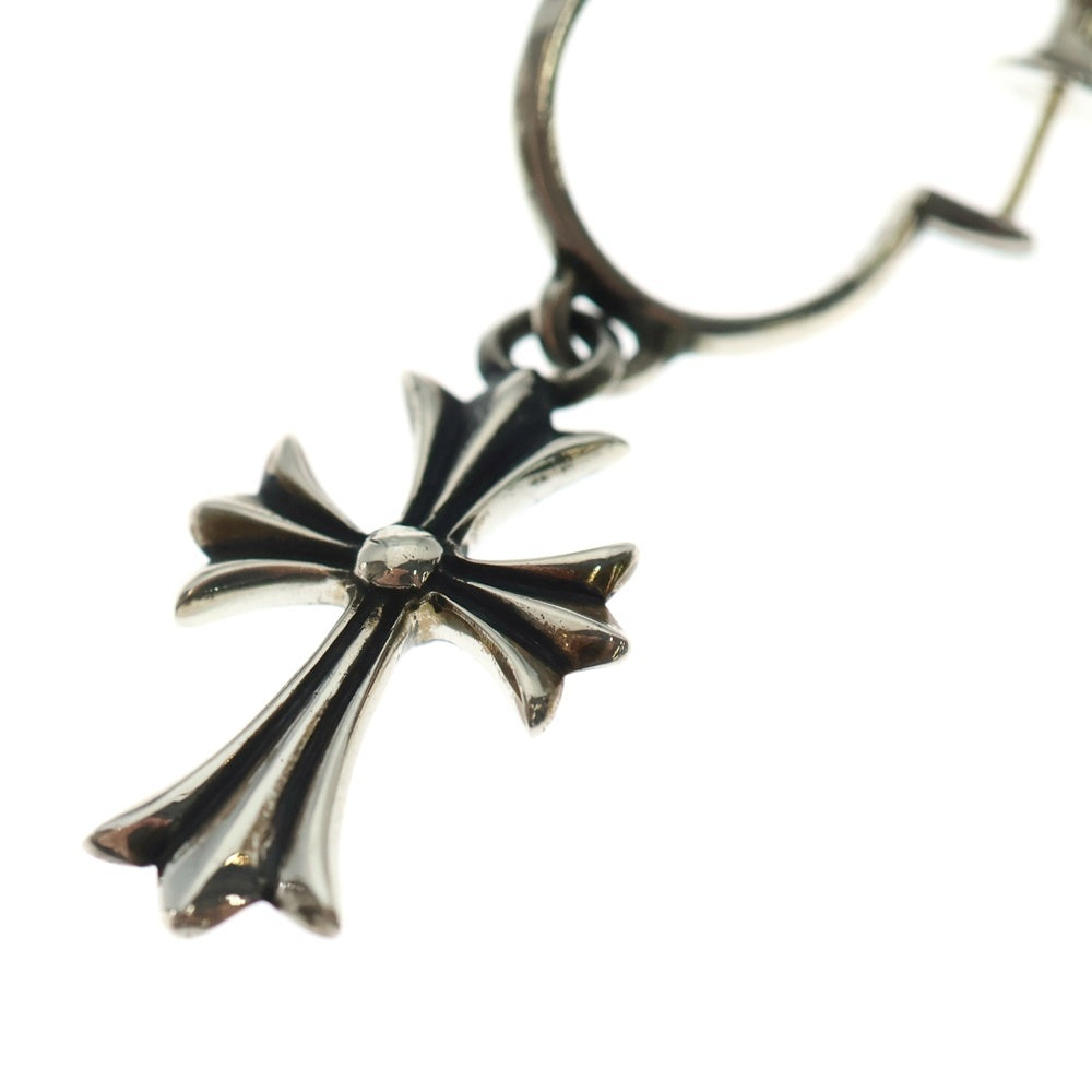 CHROME HEARTS(クロムハーツ) TINY CH CROSS タイニーCHクロス フープピアス シルバー BCA115
