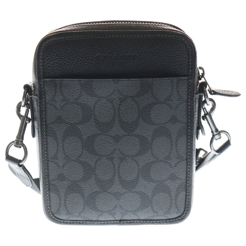 COACH(コーチ) シグネチャー サリバン クロスボディバッグ グレー/ブラック CC009