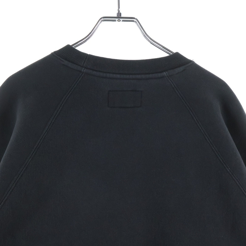 STUSSY(ステューシー) RELAXED CREW SWEAT リラックスクルー ラグランスウェットトレーナー ブラック 118570