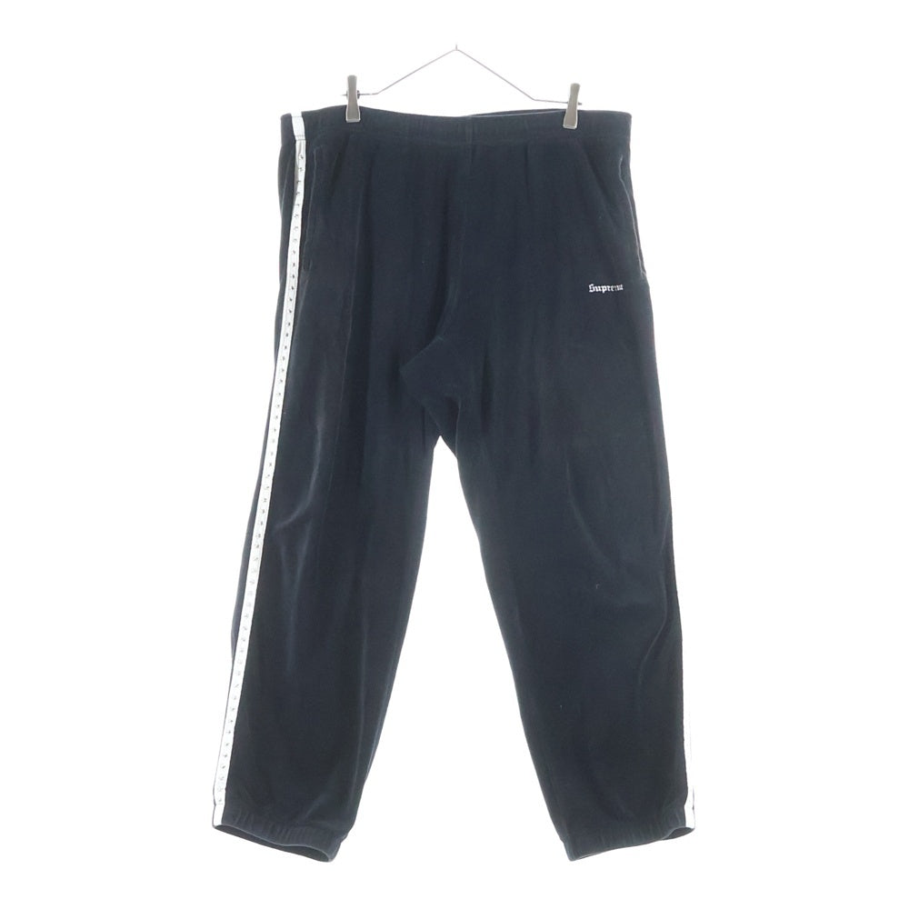 SUPREME(シュプリーム) 22AW Studded Velour Track Pant スタッディドヴルールトラックパンツ ブラック